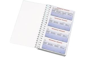 Q-Connect Duplicate Telephone Message Book 400 Messages