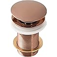 KKD® Heavy Quality Brass Pop Up Full Thread Waste Coupling 32 MM (3", Rose Gold)