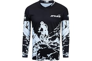 WEIMOSTAR Bambini Ciclismo Jersey Bambini Mountain Bike Motocross Manica Lunga Ragazzo Camicia Downhill Top Abbigliamento