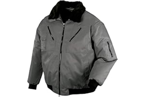 securesse Pilotenjacke 4 in 1-Funktion warme Winterjacke Arbeitsjacke Outdoorjacke