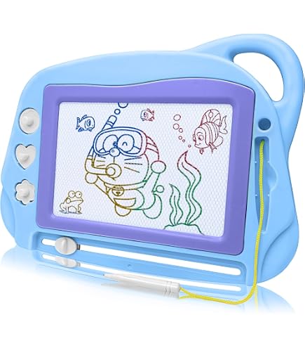 Ardoise Magique Tablette Dessin Enfant – 3 Tampons Couleurs Vives 3-5 Ans