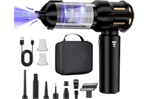 DiliDala Aspirateur à Main, Aspirateur de Voiture 22000Pa, Filtre HEPA Lavable, 3 Vitesses Haute Puissance, Mini Aspirateur sans Fil pour Canapé, Poils d'animaux et Tapis