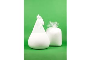 EcoBeanz Bean Bag Polystyrene Beads for Refill and Filling Premium Quality (1 Cubic Feet)