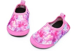 Yorgou Scarpe da Acqua Bambini Antiscivolo Scarpe da Immersione Rapida Asciugatura Scarpe da Immersione da Spiaggia Ragazze Ragazzi