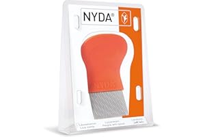 ‎NYDA NYDA Läusekamm / Nissenkamm zur Diagnose und Behandlung von Kopfläusen