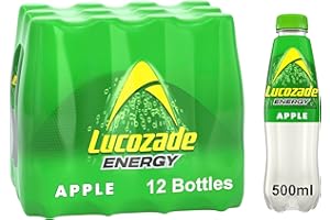 Lucozade Energy Apple 12 x 500ml bottles