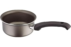 Judge Everyday JDAY020 Teflon Non-Stick Milk Pan with No-Mess, No-Drip Pouring Lip and Stay-Cool Handle 14cm 800ml - 5 Year Guarantee