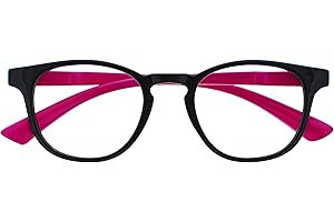 OPULIZE Bop Blue Light Blocking Glasses Kids Round Frame Protect Eyes Improve Sleep Reduce Headaches Computer Gaming Boys Girls B47