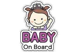 GEEKBEAR Baby on Board Sign for car (04. Princess)