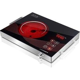 Sizzle Cook Single Burner Infrared Electric Stove, Smal...