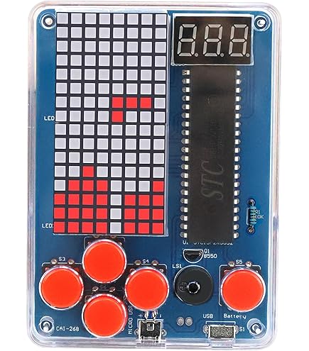 Kit Saldatura Fai Da Te Per Console Di Gioco - Con 4 Giochi Retrò, Guscio Acrilico - Educativo - Foto 9