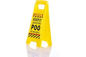 Boxer Gifts Satisfying Poo Znak ostrzegawczy, zabawne prezenty dla mężczyzn, śmieszny upominek dla męża, żart dla chłopaka, na wymianę prezentów, napis w języku angielskim