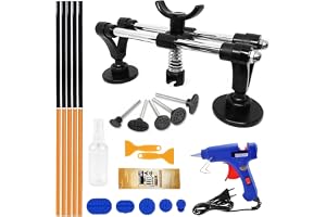 BOTEWO Bil Bucklor Reparation Bil Set: Bil Plåtriktningsverktyg DIY Reparation Puller Kit med Bridges Puller 25-deligt Paintl