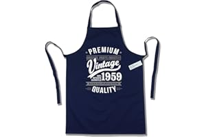 MY GENERATION GIFTS 1959 Vintage Year - Aged To Perfection - 65th Birthday Gift | Present Mens Apron