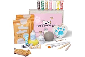 Pott'd Mini Pottery Kits | Air Dry Clay Pottery Kit for Adults | Includes Paints, Brushes, and Potters Tools | Free Online Step-by-Step Tutorial | Perfect for Beginners | Bring The Studio to Your Home