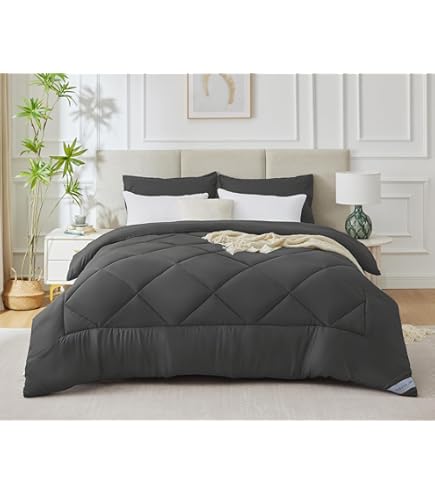 BEDSURE Duvet 200 x 200 cm, 450 g/m², Warm Winter Blanket, 200 x 200 cm