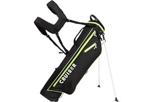 CRUISER GOLF (CR-Lite Sacca da Golf con Supporto, Super Leggera (1,5 kg), Doppia Tracolla Imbottita