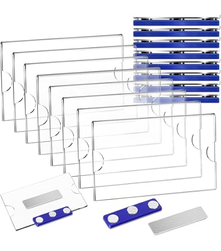Filhome Namensschilder Edelstahl - Personalisierbar Mit Magnet Oder Brosche