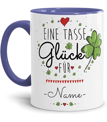 Personalisierte Tasse Mit Namen Melanie – Motiv „Painted Heart“, 200 Ml, Spülmaschinenfest