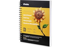 Ohuhu Marker Pads Art Sketchbook: 120 LB/200 GSM Drawing ...