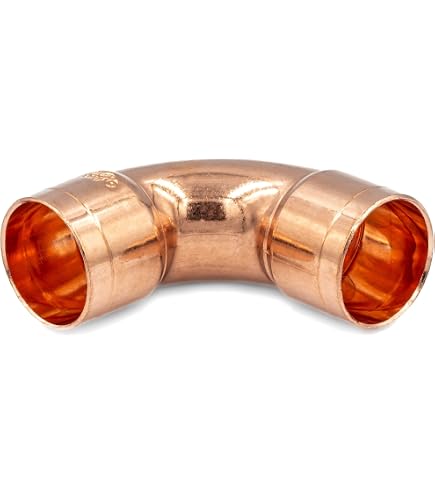4x Kupferfitting 10 Mm, 90° Bogen – Kurz, 1 Mm W Produktbild-Vorschau 4