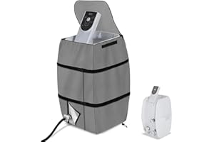 UEZETH Hot Tub Cover, Hot Tub Shelter, Waterproof Dustproof SPA Hot Tub Covers, Insulated Pump Cover for Outdoor Bathtub, Dustproof Heater Pump Protective Cover For Tub/Pool Outdoor Travel (Grey)