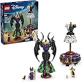 LEGO Disney K&ouml;t&uuml;leri Malefiz'in ve Cruella De Vil'in Elbiseleri 43262-9 Yaş &Uuml;zeri Kız ve Erkek &Ccedil;ocuklar i&ccedil;in Sergileme Standı