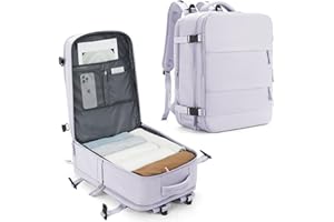 SZLX Ryanair Bagaż Podręczny 40x20x25 Plecak Damski plecak na Laptop z wyjściem USB Plecak Podróżny Easyjet Bag 45x36x20 Cabin Bag Męski Wodoodporny Plecak do Pracy Plecak Sportowy z przegrodą na buty