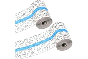 ROWWAIT Tattoo Aftercare Waterproof Bandage，Stretch Adhesive Bandage, Transparent Waterproof Adhesive Bandages Tape,Clear Second Skin Protection for Plastic Cover,Wound Dressing,Protective Shield（15cm x 2m）