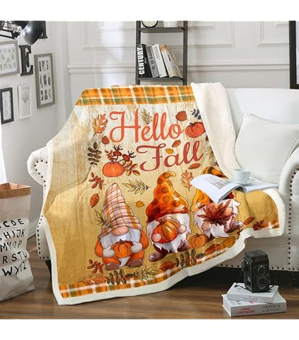 YIRDDEO Halloween-Decke Mit Tanzenden Skeletten – Doppelseitig Flanell & Sherpa, 127x152 Cm