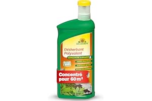 Neudorff Finalsan Désherbant Polyvalent Concentré, 1 l – Élimination des mauvaise herbes, Desherbant Concentre total pour massifs, rosiers, arbres, arbustes et anti-mousse