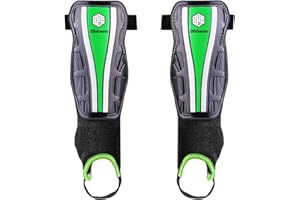 Obbsen Schienbeinschoner Kinder Fussball mit Knöchelschutz, CE-Zertifizierte Schienbeinschoner für Jugendliche und Erwachsene, Jungen und Mädchen