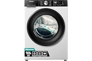 Hisense 3S Series WD3S9043BW3 Wifi Connected 9Kg / 6Kg Washer Dryer with 1400 rpm - White - D Rated [Wash&Dry], A Rated [Wash Only]