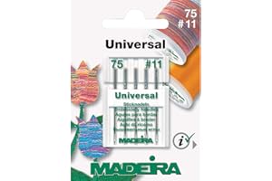 Madeira Lot de 5 aiguilles à broder de rechange pour Brother PP1.