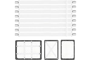 OdiuK 8 Stück Bettlakenspanner Verstellbar, 67–250cm Elastische Betttuchspanner mit Metallclips Spannbettlaken Halter Lakenspanner Weiß Bettlaken Spanngurte für Bettlaken Sofa Matratze Bügelbrett(Weiß