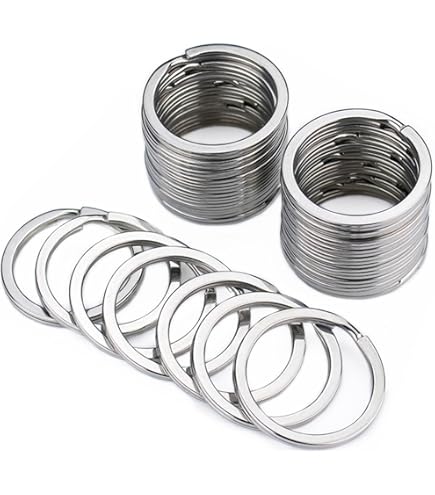 105 Anelli Portachiavi In Metallo | Diametro 20 Mm | Per Gioielli, Artigianato E Chiavi