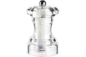 Bisetti 822S Salzmühle, Acryl, 10 cm, transparent