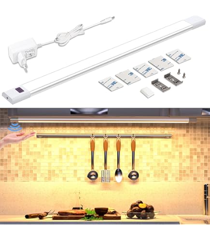 Barra LED Sottopensile Teramo - Su Misura, Luce Calda/naturale/fredda, Dimmer Touch, Made In Italy - Foto 7