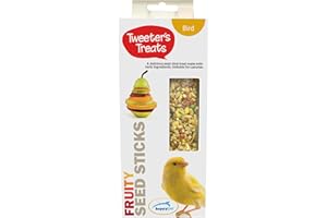 Tweeter's Treats Seed Sticks for Canaries - Fruity, 2 Count (Pack of 1)