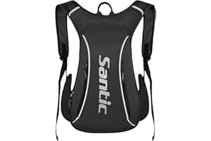 Santic Zaino Ciclismo Ultraleggero Zaino Bicicletta MTB Piccolo Zaino Bici Mountain Bike 15 Litri per Uomo e Donna
