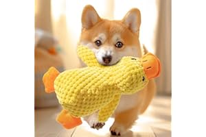 Speedy Panther Plush Dog Toys for Small Dogs, Duck Squeaky Dog Toys, Soft Puppy Toy for Small Medium Dogs - 25CM