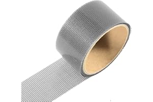 DURDIIY Fensterscheiben-Reparaturband 5cmx2m Fenster Tür Patch Reparatur Tape Fliegengitter Klebeband Selbstklebend Bildschirm Reparatur Band Insektenschutz Klebeband Reparaturband für Anti Moskito (Grau)