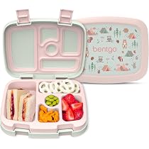 Bentgo Classic Bento-Box – All-in-One Lunchbox Mit 3 Fächern, Stapelbar, Inkl. Besteck (Coastal Aqua)