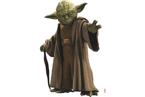 Komar Star Wars naklejka dekoracyjna YODA | 100 x 70 cm | tatuaż ścienny, naklejka ścienna, obraz ścienny, Jedi, mistrz Jedi, rebeliantów, galaktyka, pokój dziecięcy, 14721h