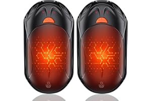 OUTJUT Calentador de Manos Recargable 6000mAh, Calienta Manos de Bolsillo Portátil, 3 Modos USB Calentadores de Manos Eléctrico para Camping, Golf y Deportes al Aire Libre, Regalos para Raynauds