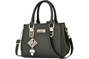 FUFUDDK Sac à Main Femme PU Simili Cuir Femme Cabas Pour Travail Elégant Classique Chic Vintage Dame Bandoulière Amovible Compartiment Zippé Porte Monnaie Et Sac à Main Top Grip Sac à BandoulièRe