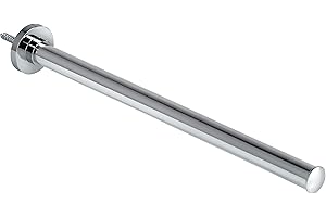 Gedotec Porte-Serviettes Extensible | Modèle TOWELL | Longueur de 325 à 565 mm | 19mm Ø | Barres: 1 | 1 Pièce | Chromé Poli | Barre Murale avec Rail de Rallonge Coulissant pour Salle de Bain