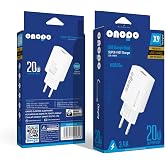 Onopo 3.4A Fast Charging Adapter with USB Input - X9 | White, Charging Head with 9V/1.67A and 5V/3.4A Output