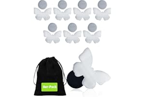 A aBlumen 8 Stück Tischdeckenbeschwerer für Draußen Magnete für Tischdecken Extra Schwer Tischdecken Beschwerer für Draußen Party Camping Hochzeit Garten Picknick (Schmetterling)