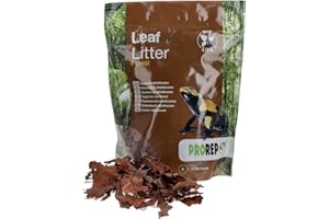 ProRep Sustrato de hojarasca de 3 l, para reptiles, hojas para configuración bioactiva e isópodos